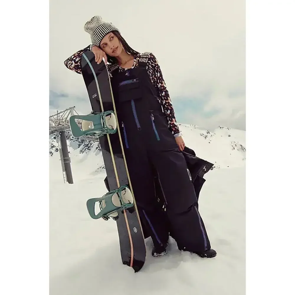 Free People Care FP Movement On The Ascend Solid Insulated Bib NWT Medium
